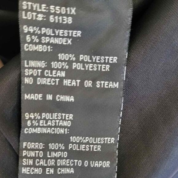 AQUA Strapless Plunging Black Formal Party Evening Dress - Picture 11 of 12